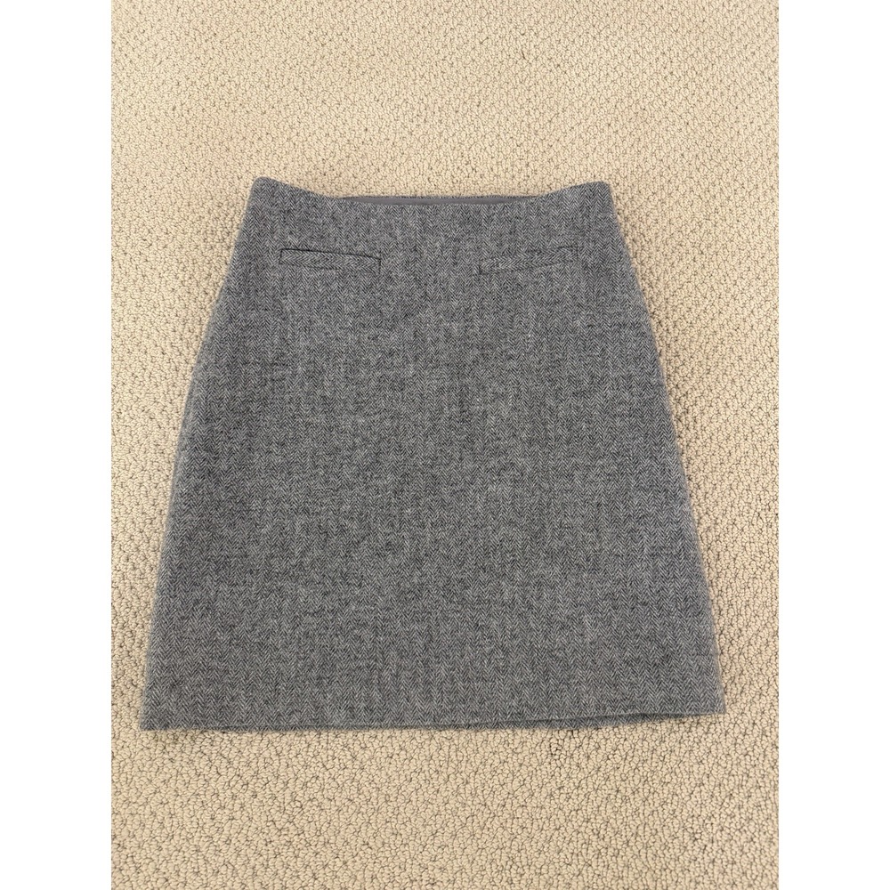 talbots women wool blend skirt size 2